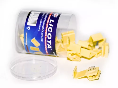 Licota Tools kábel leágaztató szigetelt gyorscsatlakozó, 4-6 mm2 vezetékhez, 17db (AET-QS04K)