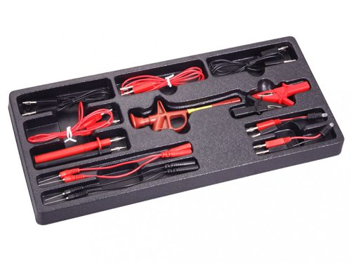 Ellient Tools elektromos-hibakeresőhöz kábel és csatlakozó készlet, 15 darabos (AT7018)