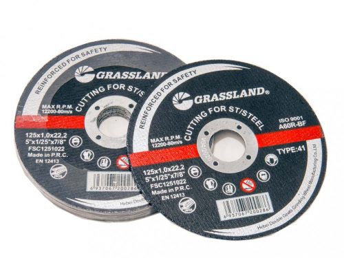 Grassland vágókorong (rozsdamentes acél), 125x1.0x22.2mm (FSC1251022)