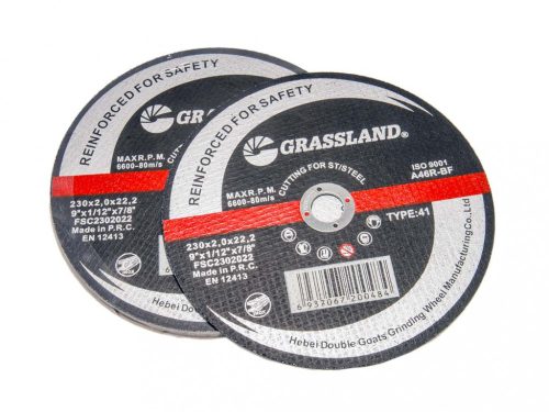 Grassland vágókorong (rozsdamentes acél), 230x2.0x22.2mm (FSC2302022)