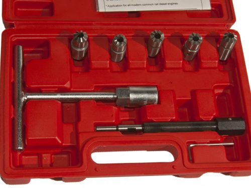 MK-Tools Porlasztócsúcs (injektor) fészekmaró készlet, 8 darabos (MK6109)