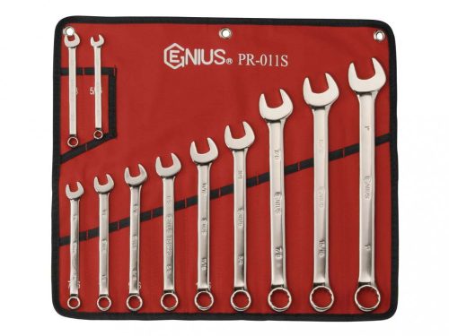 Genius Tools csillag-villás kulcs készlet, 5/16"-1", 11 darabos (PR-011S)