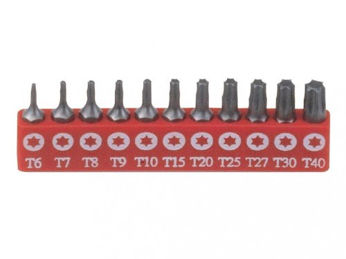 Genius Tools bit készlet, T-torx (külső), 11 darabos (SB-711TP)