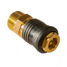   Sinppa Tools pneumatikus önzáró gyorscsatlakozó kuplung, külső menetes, 3/8" (SE6-3SM)