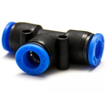   SHPI műanyag-levegőcső dugaszolható összekötő, T-alakú, 3x 8mm (SPE-8)