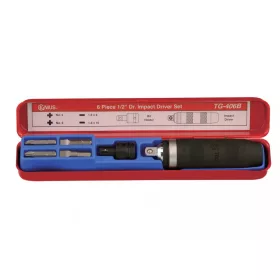   Genius Tools csavarlazító készlet (üthető), 1/2" lapos és csillagfejű, 6 darabos (TG-406B)