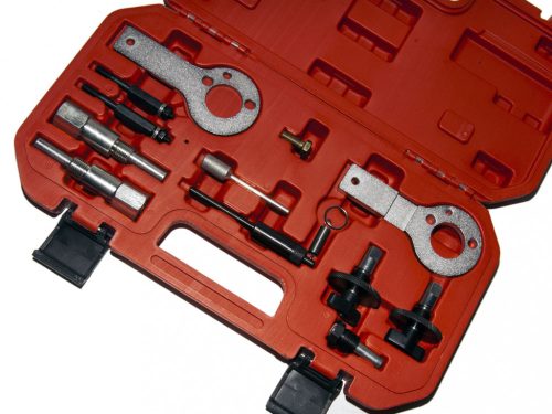 Winmax Tools vezérlésrögzítő (vezérműszíj cseréhez) készlet - Fiat, Opel (GM) - 12 darabos (WT04173)