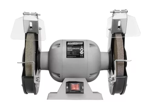 Mannesmann Asztali kettős köszörű 200 mm, 350 W, 2950 ford./perc (M 1225-200)