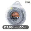 NAKAYAMA PRO Sodort zsinór ( damil ) fűkaszákhoz. (Nylon, Carbon3 huzal ) Twist 3,00mm-50m (NC1000)