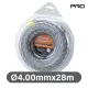 NAKAYAMA PRO Sodort zsinór ( damil ) fűkaszákhoz. (Nylon, Carbon3 huzal ) Twist 4,00mm-28m (NC1002)