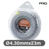 NAKAYAMA PRO Sodort zsinór ( damil ) fűkaszákhoz. (Nylon, Carbon3 huzal ) Twist 4,30mm-23m (NC1003)