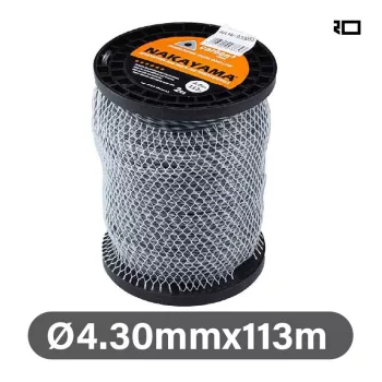   NAKAYAMA PRO nylon szén-carbon 3 twist fűkasza damil 4,30 mm-113 méter (NC1007)