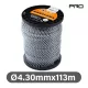 NAKAYAMA PRO nylon szén-carbon 3 twist fűkasza damil 4,30 mm-113 méter (NC1007)