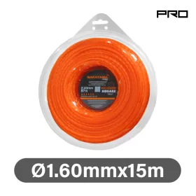   NAKAYAMA PRO NYLON SZÉR FŰKASZA DAMIL  SODORT 1,6mm-15m (NC1019)