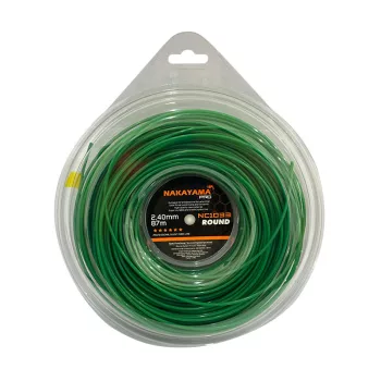   NAKAYAMA PRO Fűkasza damil, nylon-szén sodort, kerek  2,40mm-87m (NC1033)
