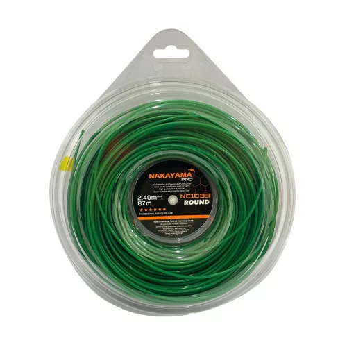 NAKAYAMA PRO Fűkasza damil, nylon-szén sodort, kerek  2,40mm-87m (NC1033)
