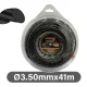 NAKAYAMA PRO Fűkasza damil, nylon-szén,  kerek sodort,  3,50 mm-41 méter (NC1040)