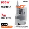 NAKAYAMA PRO Merülő Búvárszivattyú 900W, 8,5m, 15500L/óra, szennyvízhez (NP1080)