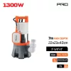 NAKAYAMA PRO Inox merülő szennyvízszivattyú 1300 W, 25000 l/h, 2” csatlakozással (NP1130)