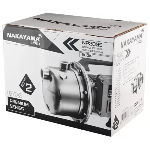 NAKAYAMA PRO Kerti víz szivattyú ( PL medence ) 800W, 38m, 3500L/óra (NP2035)