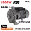 NAKAYAMA PRO Kétlépcsős centrifugál szivattyú, 1500W, 50m, 8400 l/óra (NP2065)