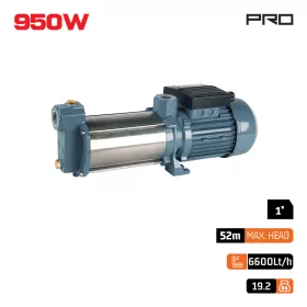   NAKAYAMA PRO Többfokozatú kerti szivattyú (INOX), 950W, 52m, 6600 l/óra (NP2095)