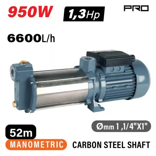 NAKAYAMA PRO Kerti többlépcsős víz szivattyú 950W, 52m, 6600L/óra (NP2095)