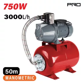   NAKAYAMA PRO Házi vízmű (hidrofor) 24 literes tartállyal, 750W (NP2108)
