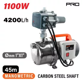   NAKAYAMA PRO Önfelszívó JET-rendszerű kerti szivattyú 1100W, 45m, 4200L/óra (NP2120)
