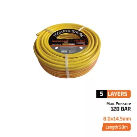   NAKAYAMA PRO  Nagynyomású permetezőtömlő 50 m, Ø8,5 mm (NS1050)