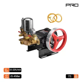   NAKAYAMA PRO DUGATTYÚS SÁRGAréz szivattyú 22L/perc, MAX. NYOMÁS 45 bar (NS2520)