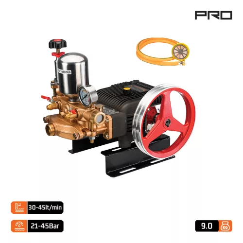 NAKAYAMA Permetező szivattyú 30–45 l/perc, 21–45 bar, 3 dugattyús (NS3610)