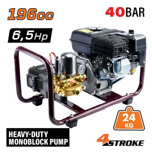 NAKAYAMA Benzinmotoros permetező aggregát, 4 ütemű 6,5LE (NS4010)