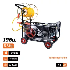   NAKAYAMA Benzinmotoros permetezőgép, 6,5 LE, 30–45 l/perc, 25–35 bar (NS4510)