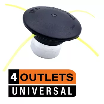   NAKAYAMA ALUMÍNIUM FŰKASZA FEJ 4 UNIVERZÁLIS KIMENET (PB440)