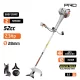 NAKAYAMA PRO Benzinmotoros fűkasza és bozótirtó, 52 cm³, 2,3 LE, rezgéscsillapító rendszerrel (PB5600)
