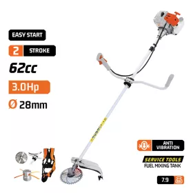   NAKAYAMA Fűkasza, 3,8LE 72CCM PROFI hámmal, plusz vágó tárcsa (PB7230)