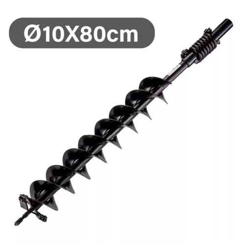 NAKAYAMA PRO Földfúró szár 100x800mm, ütés elnyelő, dupla helix (PD1090)