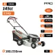 NAKAYAMA PRO Benzinmotoros fűnyíró (4LE, 145cm³), 46cm, 65L, 6 POZÍCIÓ 25-75 mm (PM4830)