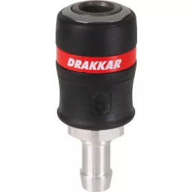   DRAKKAR nagy átfolyású, kettős biztonságú gyorscsatlakozó hüvely (01339)