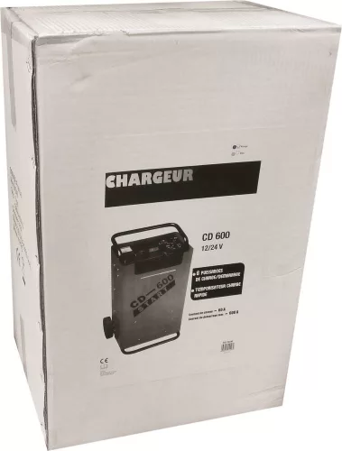 STILKER CD 600 kerekes töltő-indító, 12/24 V, 1500 W, 60 A (04546)