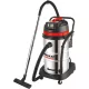 DRAKKAR száraz-nedves porszívó billenthető rozsdamentes tartállyal és gépcsatlakozóval, 50 l, 1200 W (07403)