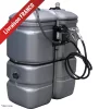 DRAKKAR duplafalú HDPE gázolaj-tárolótartály, 750 l (08062)