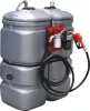 DRAKKAR duplafalú HDPE gázolaj-tárolótartály, 750 l (08063)