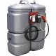 DRAKKAR duplafalú HDPE gázolaj-tárolótartály, 1000 l (08073)
