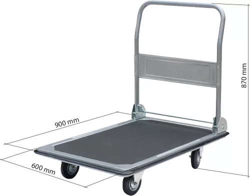 DRAKKAR 4 kerekű szállítókocsi, 250 kg (09178)