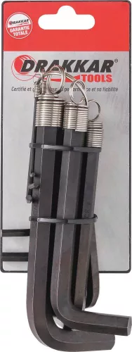 DRAKKAR imbuszkulcskészlet, 1,5–12 mm, 12 db (10711)
