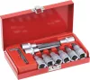 DRAKKAR Torx bitdugókulcskészlet, 1/2 col, T20–T55, T40–T50, 11 db (10752)