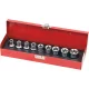 DRAKKAR Torx dugókulcskészlet, 1/2 col, E10–E24, 9 db (10759)