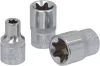 DRAKKAR Torx dugókulcskészlet, 1/2 col, E10–E24, 9 db (10759)